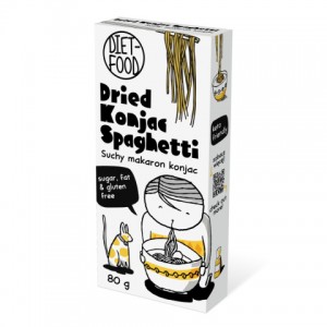 Dried Shirataki Konjac Pasta Spaghetti Diet food, 80 g